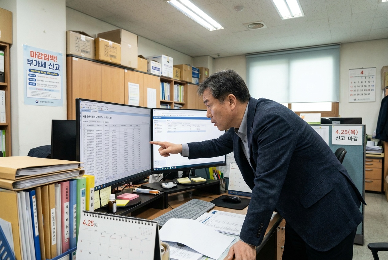 전자세금계산서 부가세 불일치 사례와 점검 방법 - 이지판매재고관리 적용 예