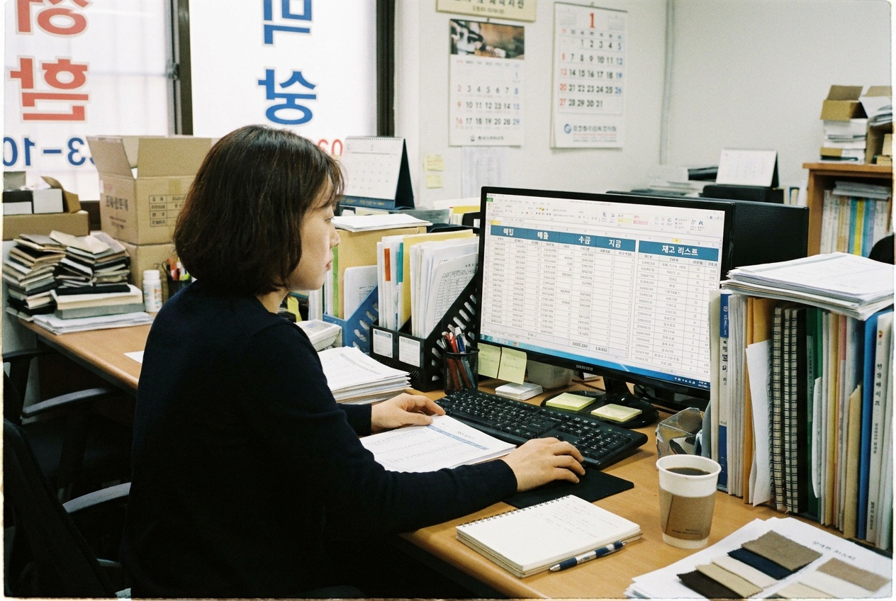 무점포 창업 판매·재고 관리 사례 이미지 - 이지판매재고관리로 해결