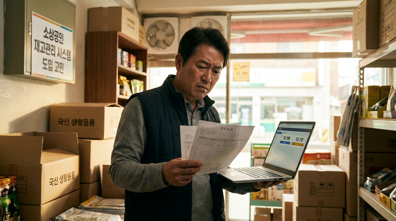 정책자금으로 ERP 고민할 때, 엑셀·ERP·이지판매재고관리 비용 구조 비교