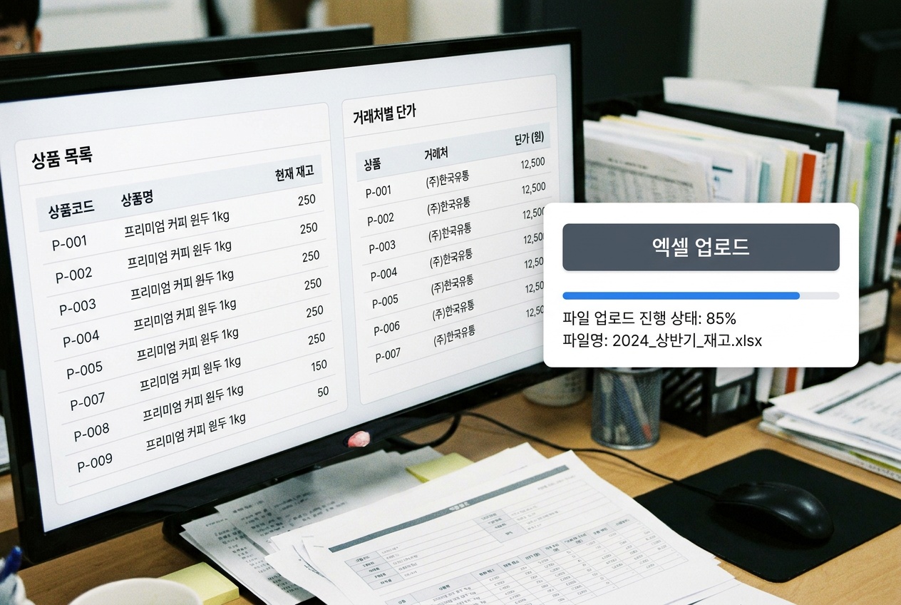 이지판매재고관리 - 거래처별 단가 관리 자동 기억 기능 이미지