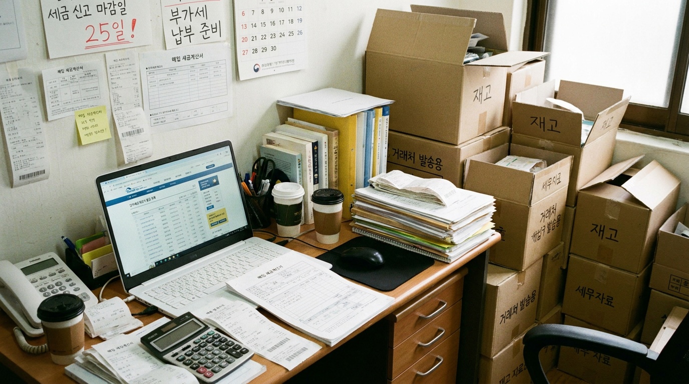 소상공인 부가세 실무: 전자세금계산서 부가세 관리 및 홈택스 연동 사례